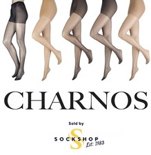 Charnos Womens Tights Sheer 10 Denier Run Resist in Various Shades - 1 Pair Pack