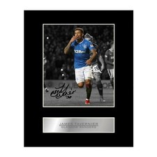James Tavernier Signed Mounted
