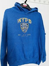 Unisex kids NYPD hoodie, size L (approx age 10-12)