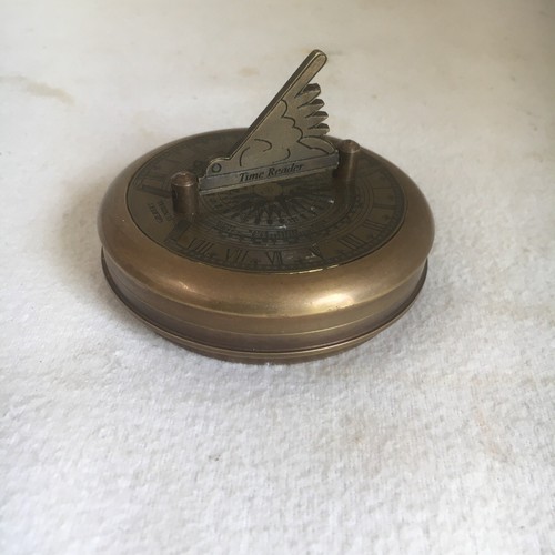 Brass gibson sundial and - gibson,