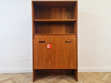 G Plan Fresco  Vintage Mid Century Danish Design Teak Bookcase Drinks Cabinet