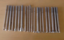 Vintage Leather Craft Stamping Embossing Mold 20 Piece Set Printing Tools