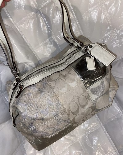 Vintage coach metallic silver - metallic,