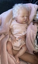 Realborn Reborn Doll – Sleeping Girl Daphne, Handcrafted & Lifelike Weighted