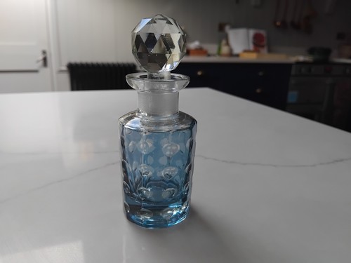 Vintage decagon perfume bottle