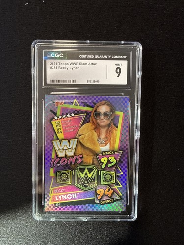 2021 topps wwe - wwe, attax