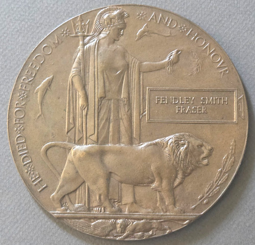 Wwi british bronze death - british,