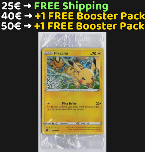 Sealed pikachu snowflake stamp - sealed,
