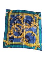 Vintage Must de Cartier Silk Scarf 35”