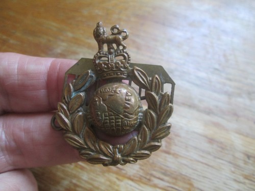 Vintage royal marine - globe, &