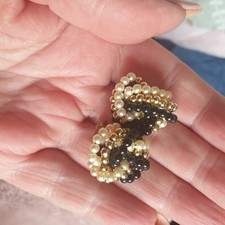 Vintage 80s clip earrings - clip,