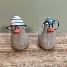 Concrete seagull swimmers - concrete,