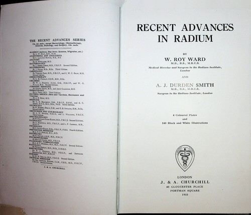 Recent advances radium roy - advances,