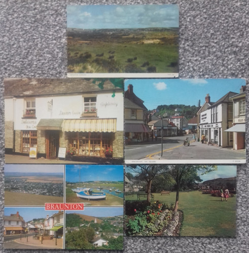 Postcard braunton assorted - postcard:,