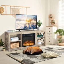 59" Electric Fireplace TV