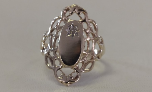 Ladies 10k yellow gold vintage - gold,