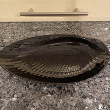 Wedgwood Black Basalt Shell Dish 