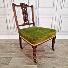 Antique Low Hall Chair -