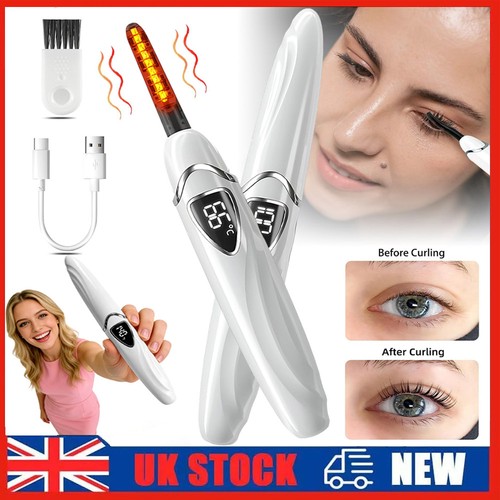 Heated eyelash curler - curler, electric