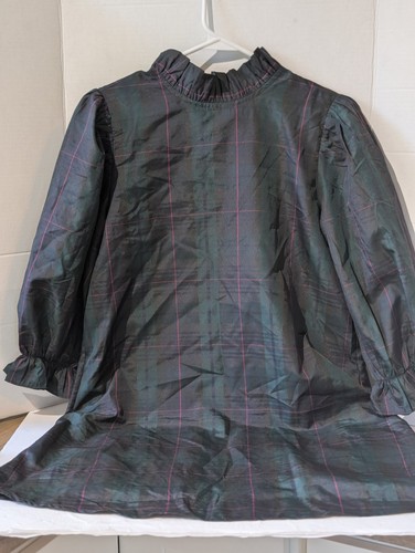 Marie katrina plaid dress - j, xs