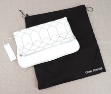 Anne Fontaine Leather Seanquilted Clutch Bag  New With Tags  RRP- £595