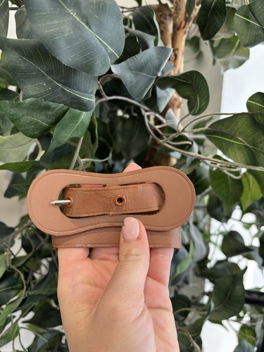 Vintage 1970s tan brown - tan, real