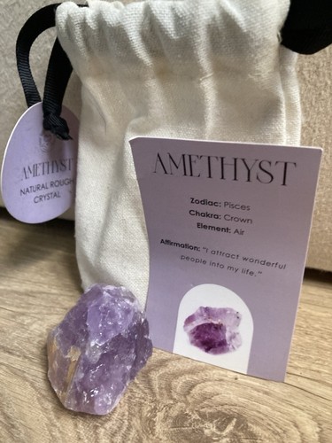 Amethyst natural rough crystal - amethyst,