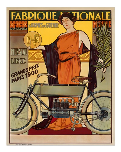 Vintage art nouveau poster - nouveau,
