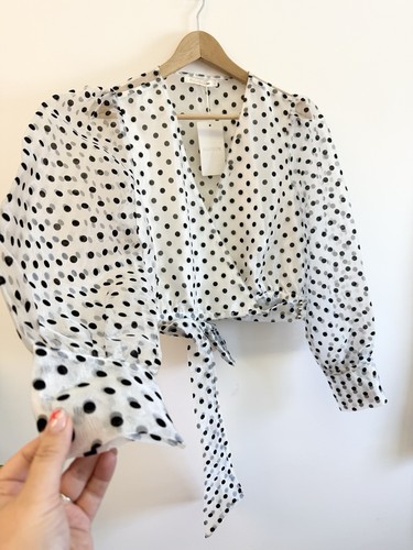 Polka dot organza wrap - polka,