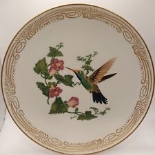 Edward Marshall Boehm  Bone China Plate ~ 10 3/4" ~ Broad~Billed Hummingbird