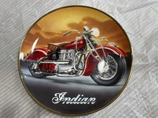 Indian Motorcycle Plate 1942 Franklin Mint Royal Doulton Limited Edition