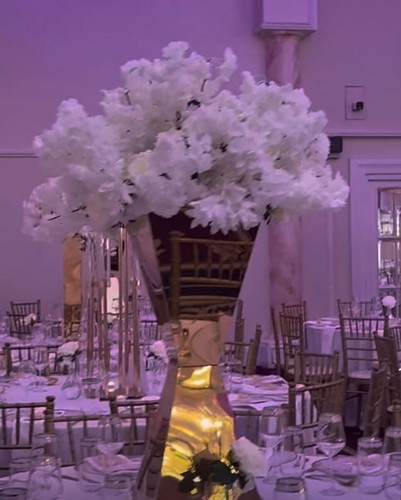 Hire 90cm tall - tall, gold