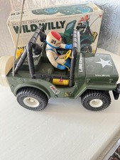 Vintage Toys Battery-Operated  Working Wild Willy & Cosmic Patrol Car bundle ?