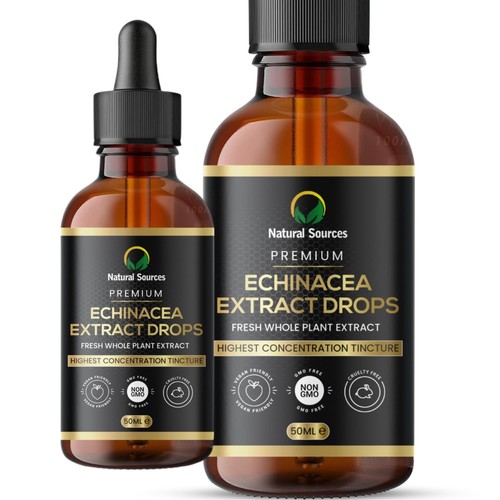 100 natural organic echinacea - organic,