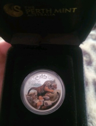 Tuvalu perth mint tiger - oz,
