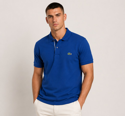 Lacoste men blue polo shirt - lacoste,