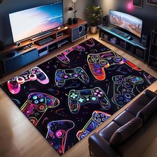 Gaming Rug for Boys Bedroom