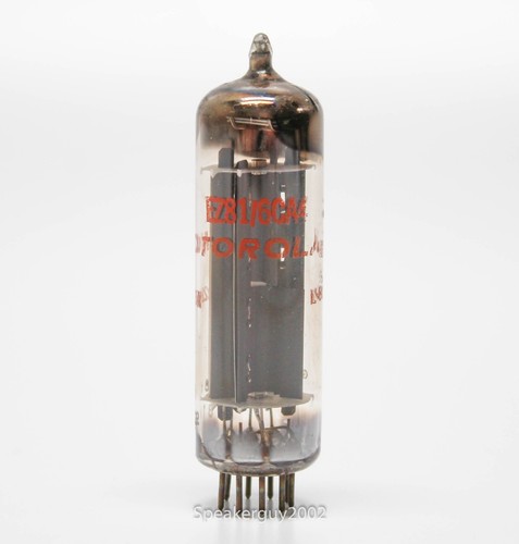 Motorola mullard 6ca4 - by, (b)