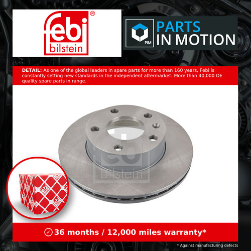 Brake discs pair - discs, vented