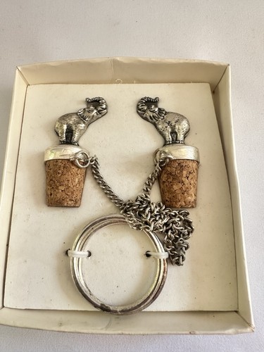 Vintage silver plated elephant - vintage,