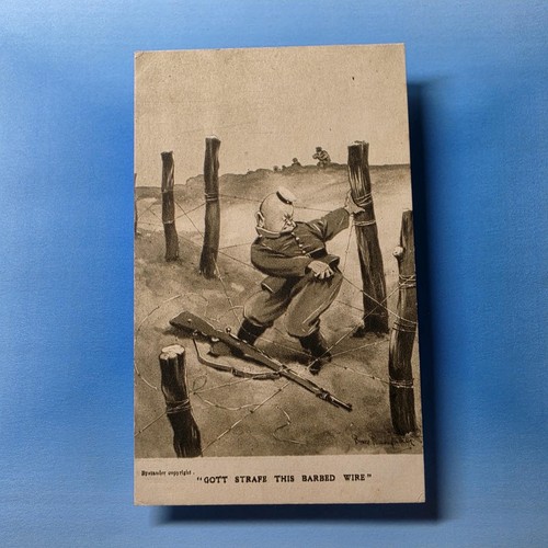 Ww1 comic postcard c1917 - comic,