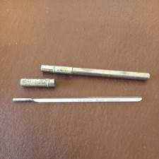 Vintage Pocket Thermometer In Original Case Metal Medical by Boots