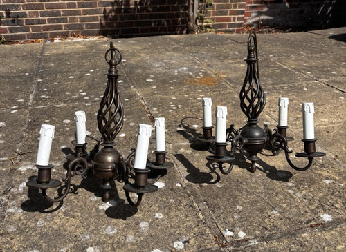 Pair vintage french arm - vintage,