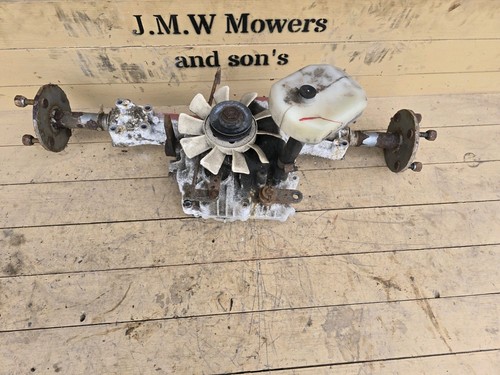 Transmission ride mower - on,