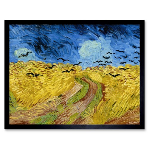 Van gogh wheatfield with - wheatfield,