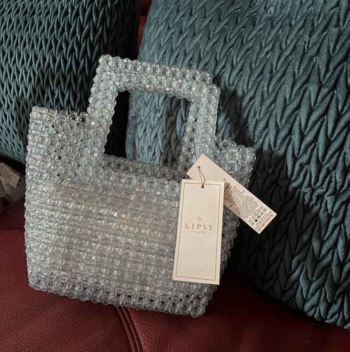 Lipsy beaded small tote - lipsy,
