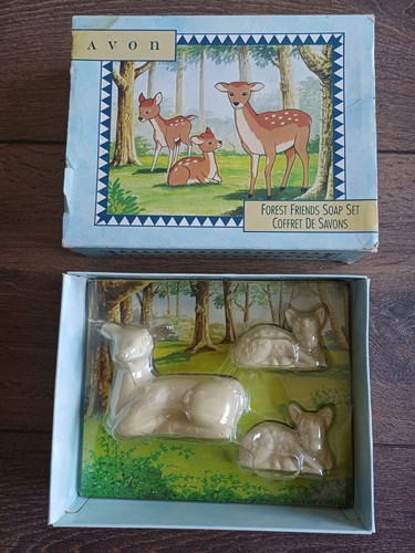 Vintage avon soap deer - avon, fawns