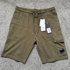 CP COMPANY Mens Micro Lens Fleece Cargo Jogger Shorts M 32" Waist  RRP £240 