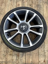FIAT 500 ABARTH ALLOY WHEEL 17" 52009434 - & Tyre  M+S