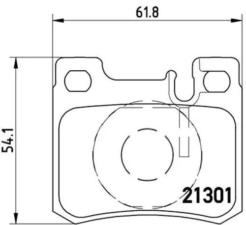 Brake pads 012 brembo for - 50,